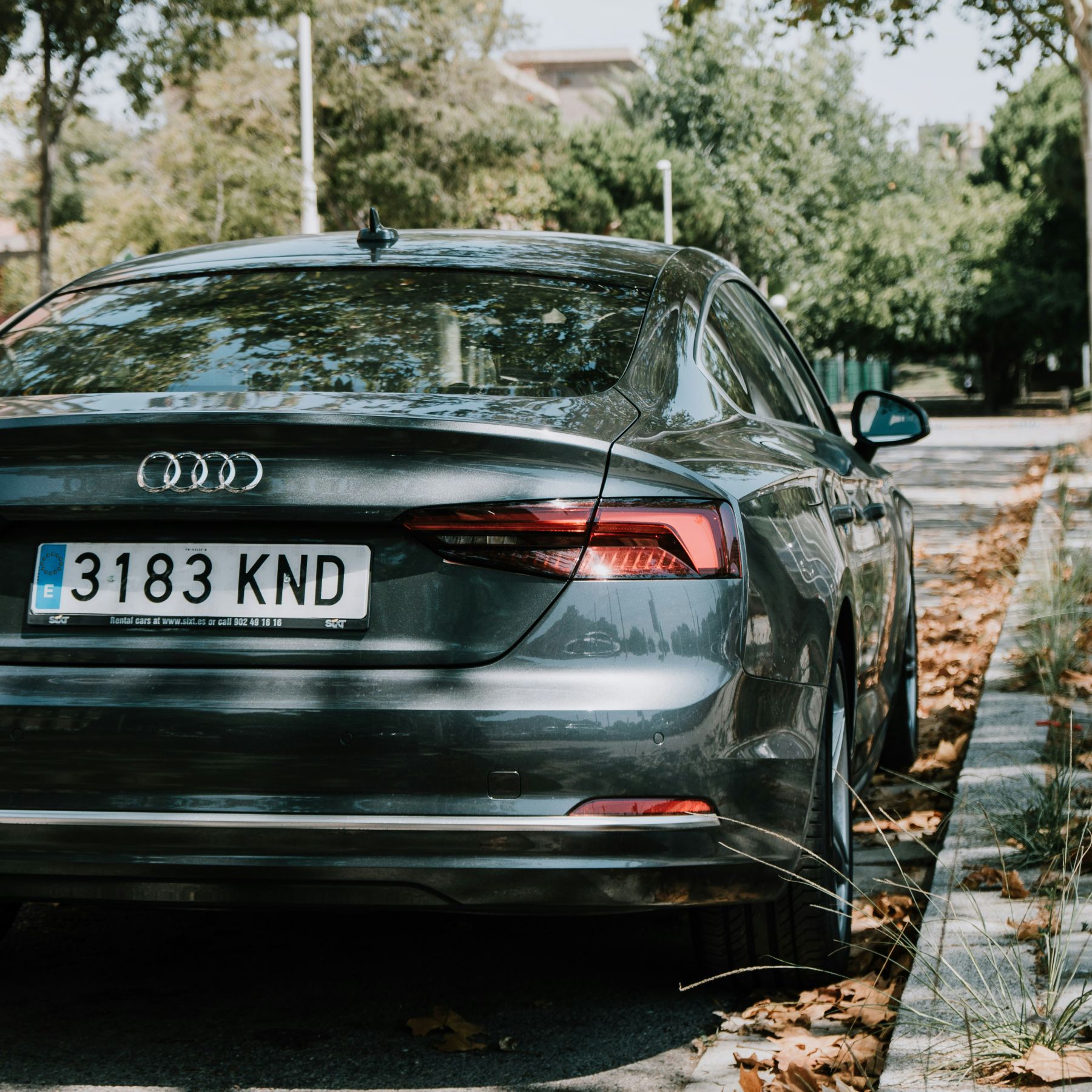 Audi met Spaans kenteken aan de Costa Blanca